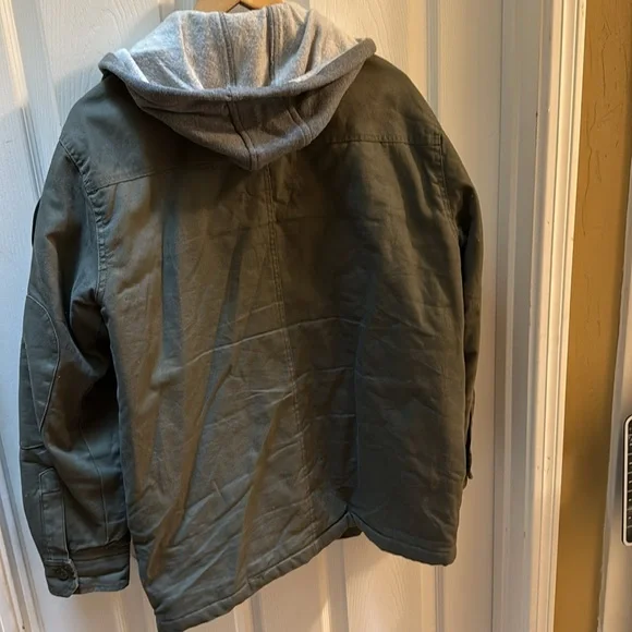 California State Parks Dickies hooded jacket plaid Size Medium - Picture 5 of 9